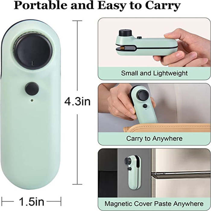2-in-1 Mini Bag Sealer and Cutter