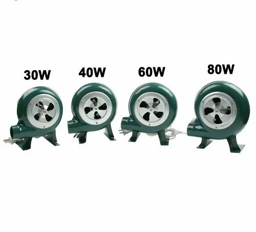 80W Combustion Blower Stove Fire Electric Fan for Barbecue Melting Forge Stove