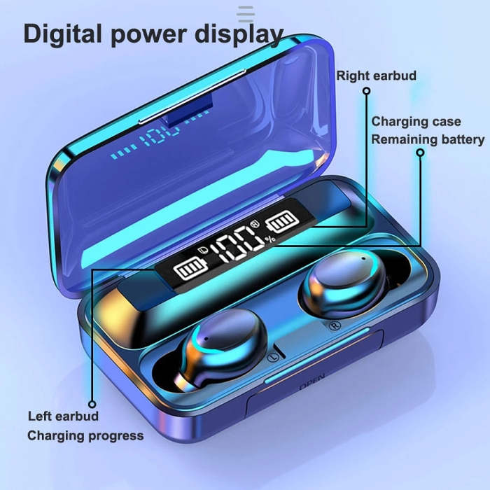 Headset with Mic Sports Waterproof Earbuds