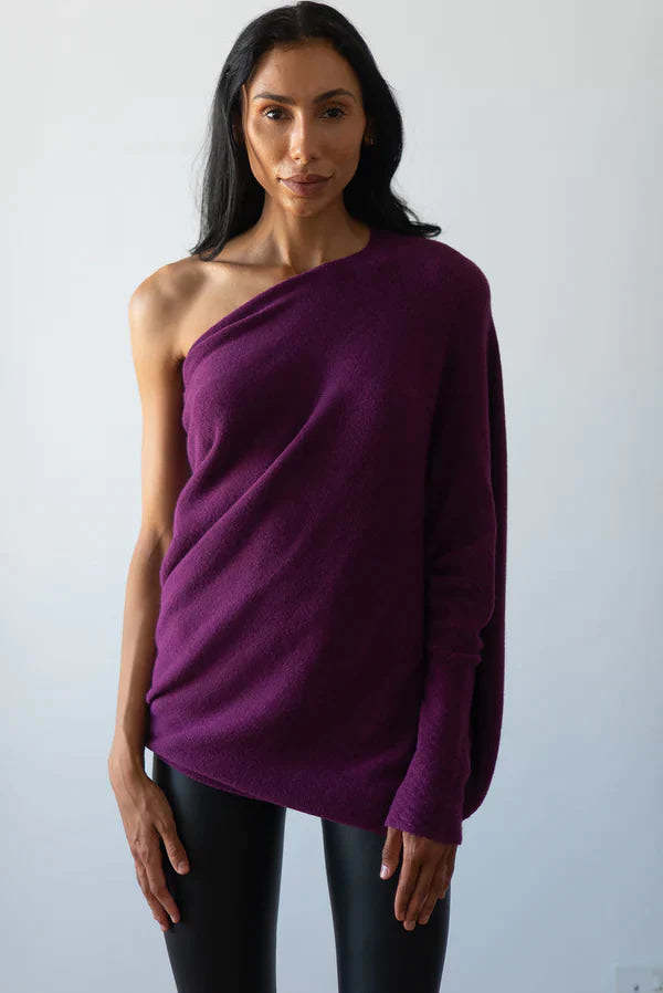 Classics Agave - Asymmetric Draped Jumper
