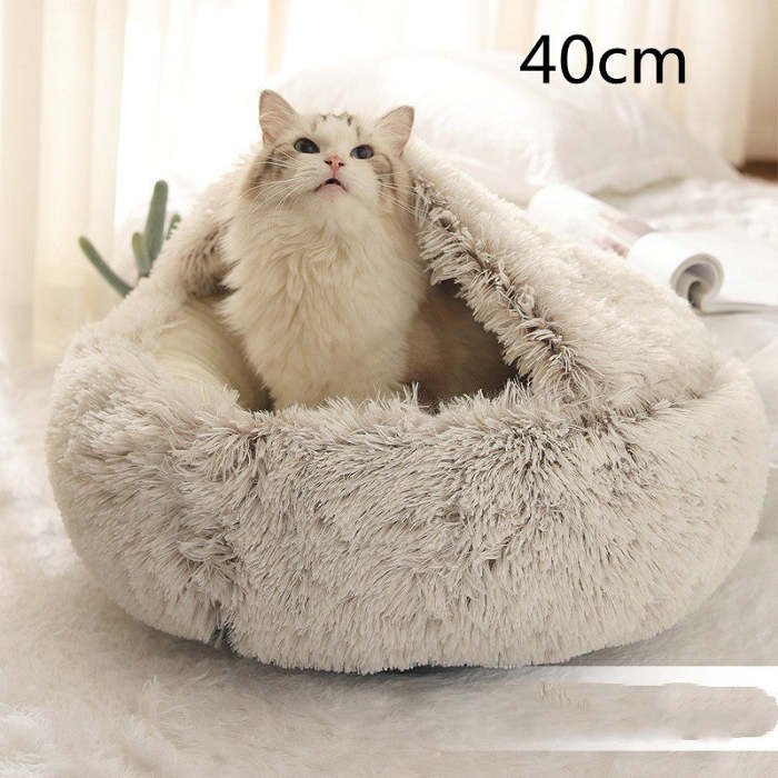 2-in-1 Pet Winter Bed