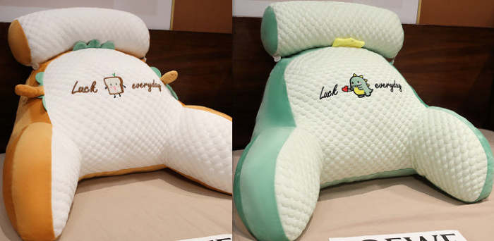 Soft Fluffy Triangle Reading Cushion
