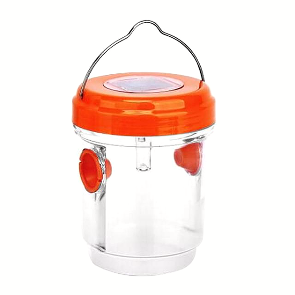 2 Pack Solar Wasp Trap Hanging with LED Light