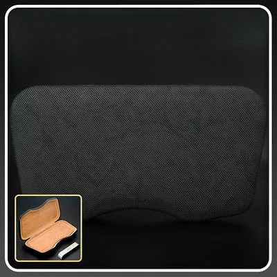 Black Leather&Cedar Mens 4pcs Cigar Cases Leather Cigar Cases for Men