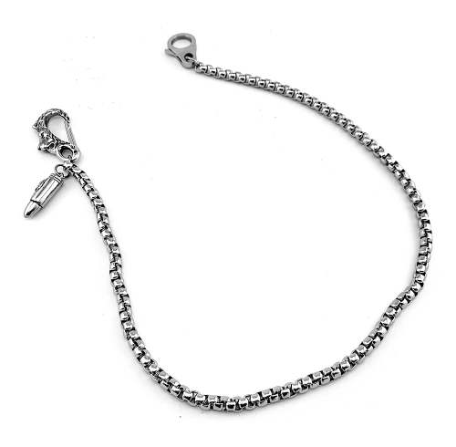 Cool Stainless Steel Mens Bullet Pants Chain Wallet CHain Biker Wallet Chain For Men