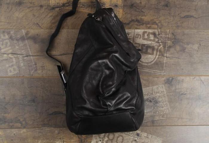 Genuine Leather Mens Cool Chest Bag Sling Bag Crossbody Bag Travel Bag Hiking Bag for men