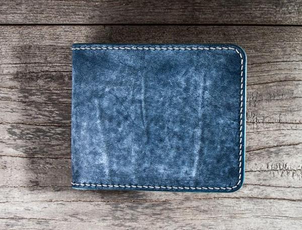 Handmade Leather Men Small Wallet Bifold Vintage Wallet for Men