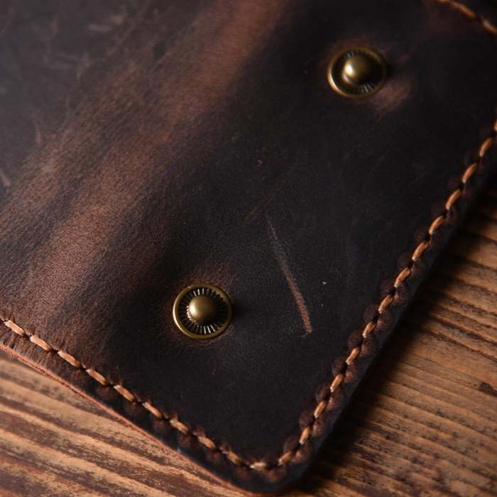 Handmade Leather Mens Cool Key Wallet Car Key Holder Car Key Case for Men
