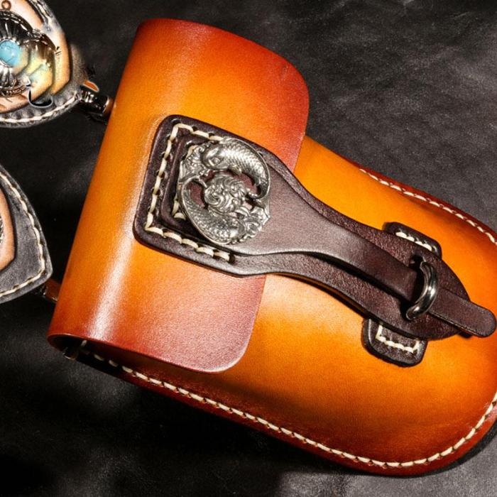 Leather Belt Pouch Mens Small Cases Waist Bag Hip Pack Belt Bag Fanny Pack Bumbag for Men