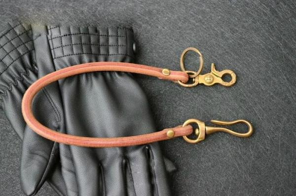 Handmade Leather Cool Punk Rock Wallet Chain Biker Trucker Wallet Chain Trucker Wallet Chain for Men