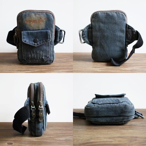Blue Jean Cell Phone HOLSTER Arm Pouches for Men Arm Bags Arm HOLSTER For Men