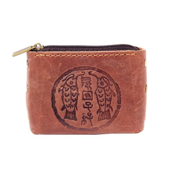 Mens Small CHange Wallet Pouch Leather With Key Card Holder Car Key Case for Men