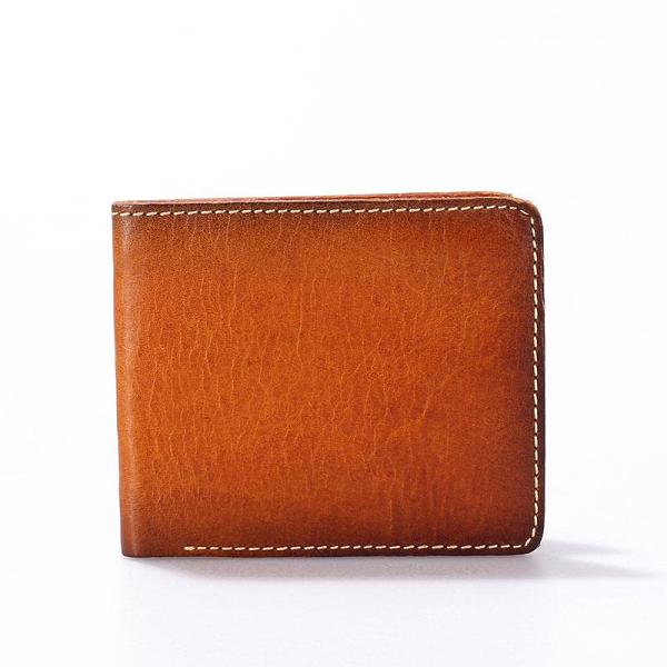 Vintage Leather Men Slim Small Wallet Bifold Small Wallet for Men