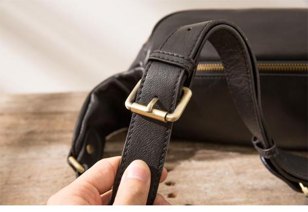 Leather Mens FANNY PACK MENS WAIST BAG HIP PACK BELT BAG FOR MEN