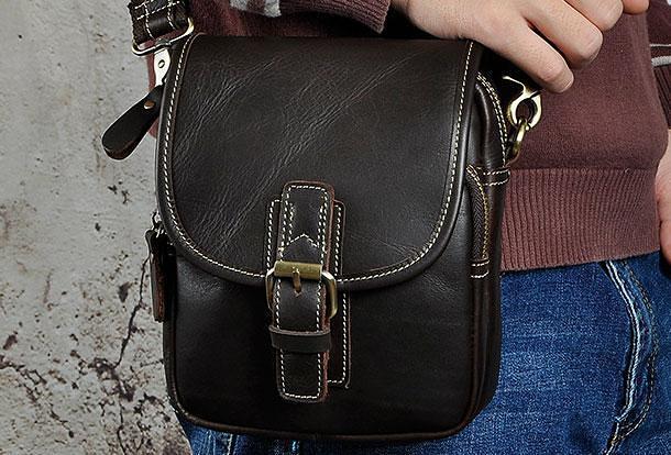Cool Leather Belt Pouch Belt Bag Waist Bag Small Shoulder Bags For Men