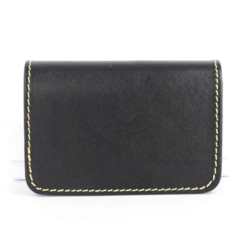 Cool Leather Mens Card Wallet Front Pocket Wallets Small Change Wallet for Men