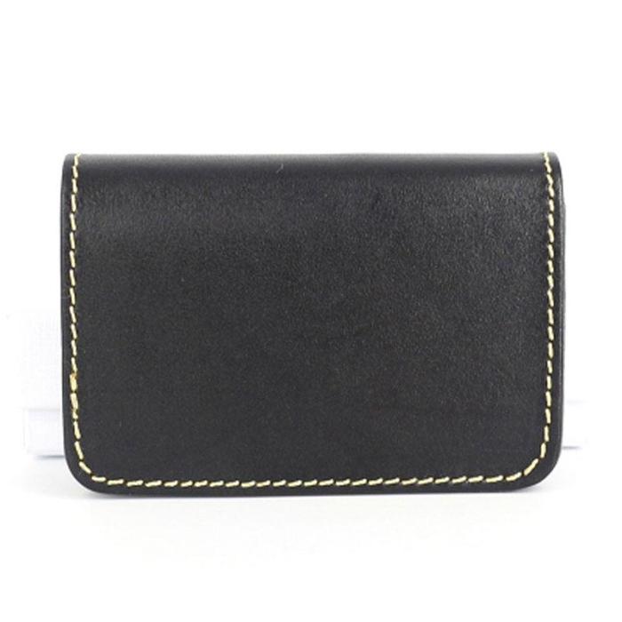 Cool Leather Mens Card Wallet Front Pocket Wallets Small Change Wallet for Men