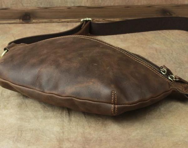 Cool LEATHER MENS FANNY PACK FOR MEN BUMBAG Vintage WAIST BAG for Men