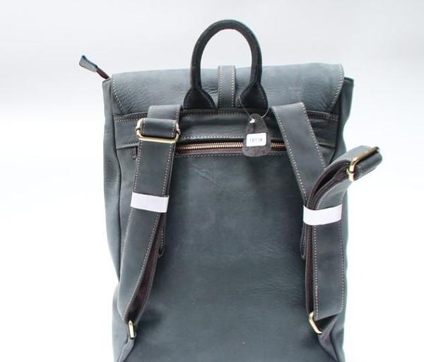 Leather Coffee Mens Backpack Cool Travel Backpacks Laptop Backpack for men