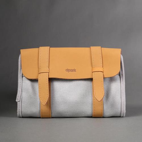 Fashion Canvas Men's Twofold Multi-Function Digital Storage Bag Mobile Phone Bag For Men