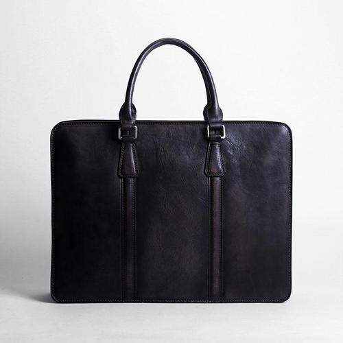 Handmade Leather Mens Cool Messenger Bag Briefcase Work Bag Business Bag Laptop Bag for men