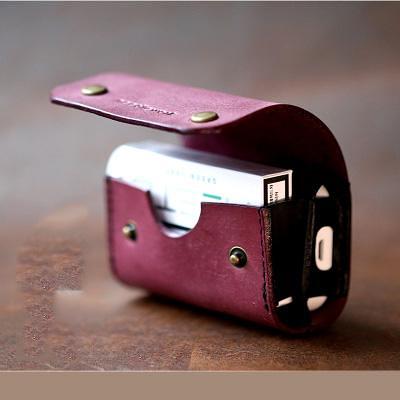 Cool Leather Mens IQOS Cigarette Case With Belt Clip Loop IQOS Holder for Men