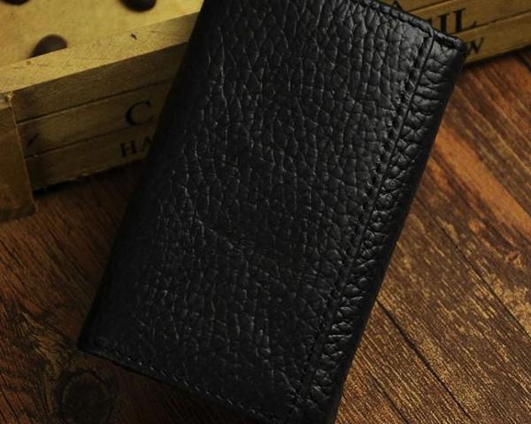 Cool Small Leather Mens Keys Wallet Car Keys Holder Car Key Case for Men