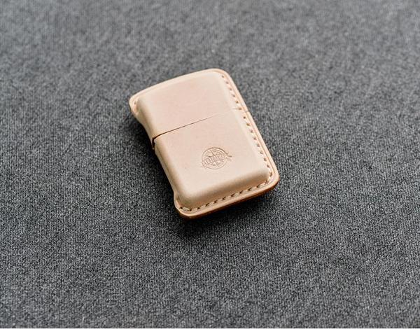 Cool Mens Leather Zippo Lighter Case Custom Zippo lighter Holder for Men