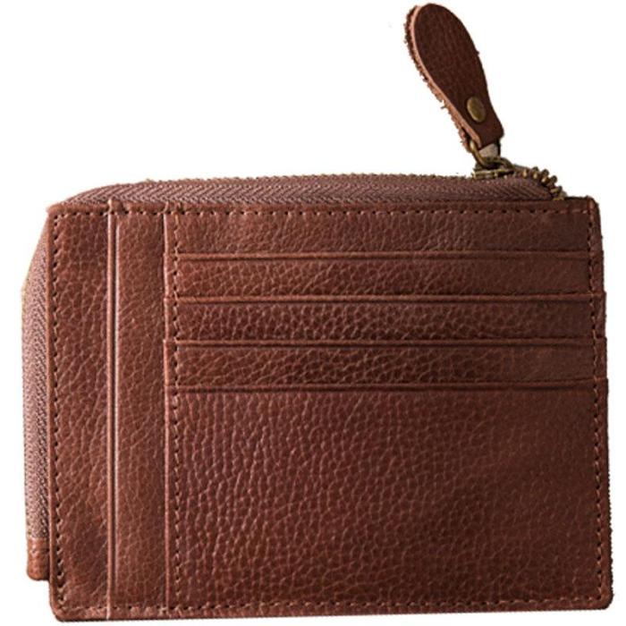 Leather Mens Slim Card Holder Front Pocket Wallets Card Wallets for Men