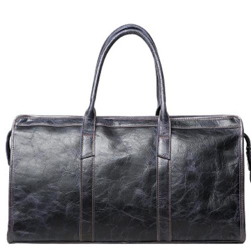 Genuine Leather Mens Large Travel Bag Cool Duffle Bag Shoulder Bag Weekender Bag for Men