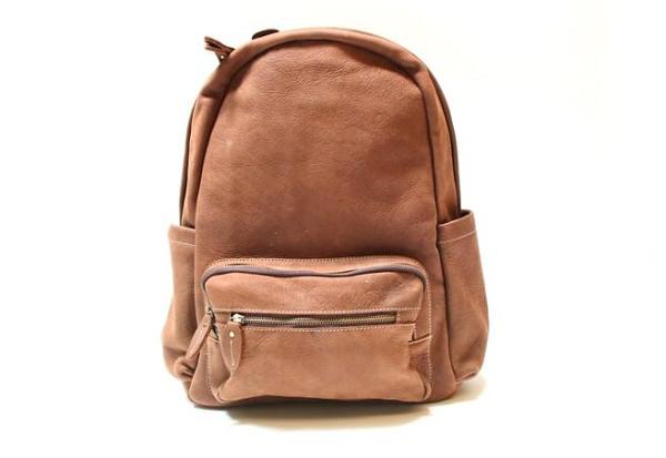 Vintage Coffee Leather Mens Backpacks Travel Backpacks Laptop Backpack for men