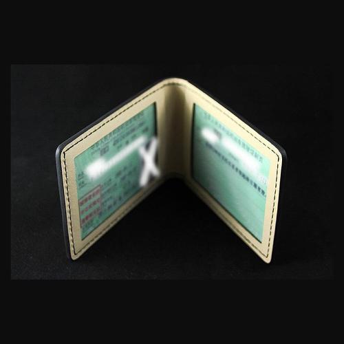 Handmade Leather License Wallet Mens Card billfold Wallet Cool Leather Wallet Slim Wallet for Men