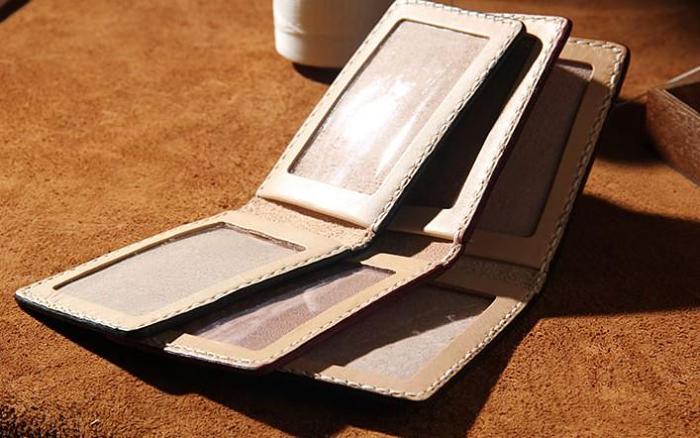 Leather Mens Driver License Wallet Men Small Wallets Slim for Men