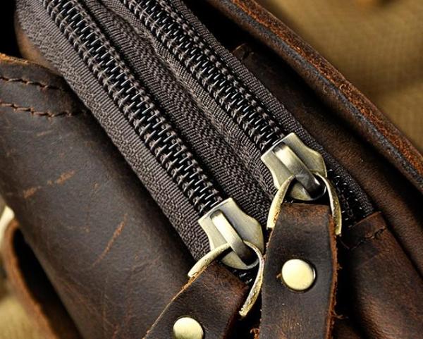 Small Mens Leather Belt Pouch Holster Belt Cases Cell Phone Waist Pouch for Men