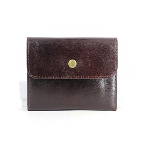Leather Mens Front Pocket Wallet Card Wallets Slim Small Change Wallets for Men