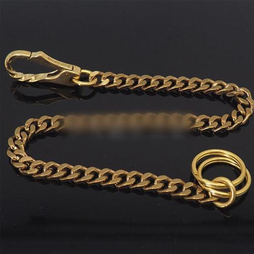 Cool Brass 18‘’ Biker Wallet Chain Key Chain Wallet Chain Pants Chain For Men