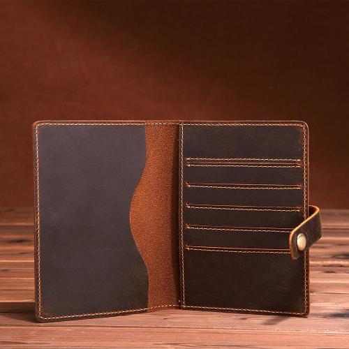 Simple Ultrathin Mens Small Bifold Wallet billfold Wallet Passport holder Cardholder Wallets for Men