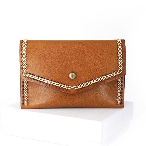 Vintage Leather Mens Card Wallet Change Wallet Coin Wallet Front Pocket Wallet for Men