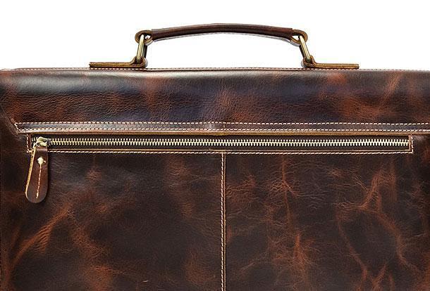 VINTAGE LEATHER MENS Large BRIEFCASEs BUSINESS BRIEFCASE Cool SHOULDER BAG HANDBAGS FOR MEN