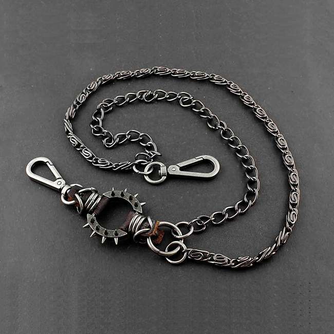 Solid Stainless Steel Wallet Chain Cool Punk Rock Biker Trucker Wallet Chain Trucker Wallet Chain for Men