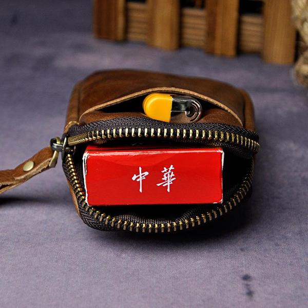 Leather Drop Leg Bag Belt Pouch Mens Waist Bag Shoulder Bag for Men