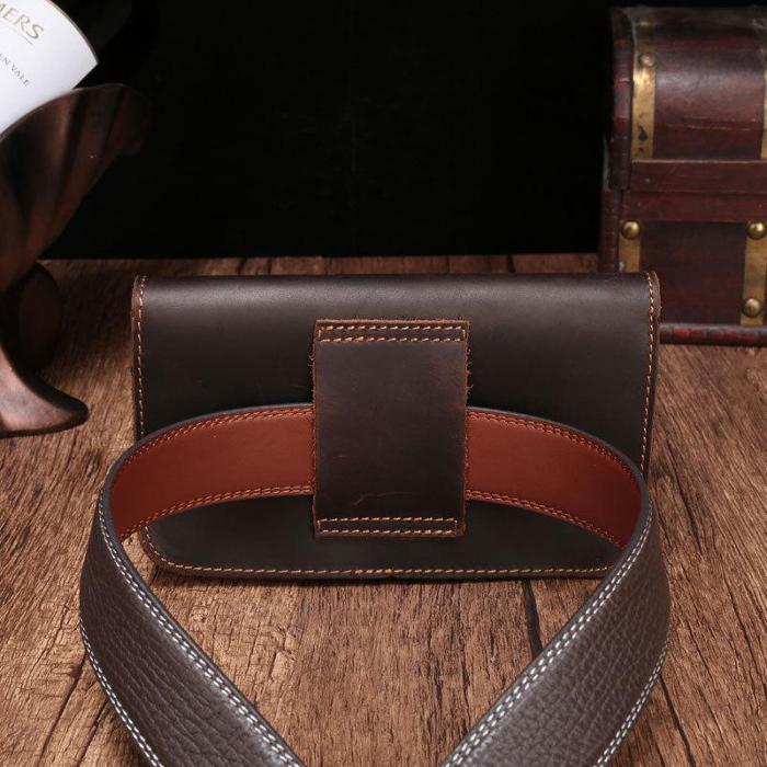 Cool Leather Cell Phone HOLSTER Belt Pouches for Men Waist Bag BELT BAG For Men