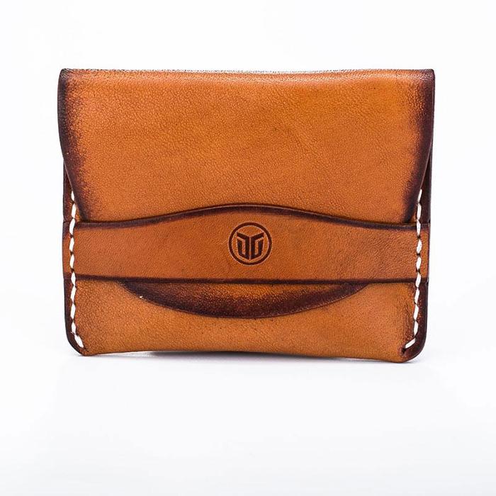 Leather Men Card Holder Wallet Change Small Wallet for Men