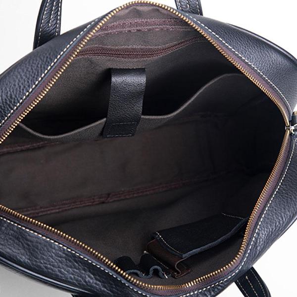 Genuine Leather Mens Cool Messenger Bag Large Briefcase Work Bag Business Bag Laptop Bag for men