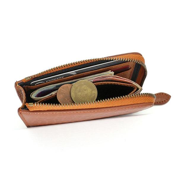 Leather Mens Zipper Small Wallet Slim Wallet Front Pocket Wallet Card Wallet for Men