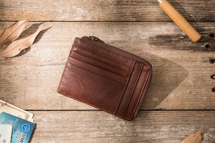 Leather Mens Slim Card Holder Front Pocket Wallets Card Wallets for Men