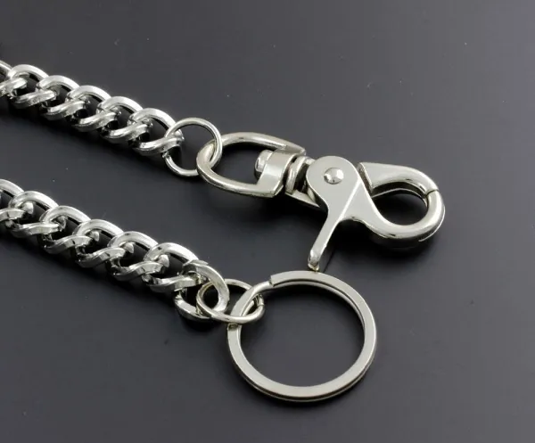Solid Stainless Steel Cross Wallet Chain Cool Punk Rock Biker Trucker Wallet Chain Trucker Wallet Chain for Men