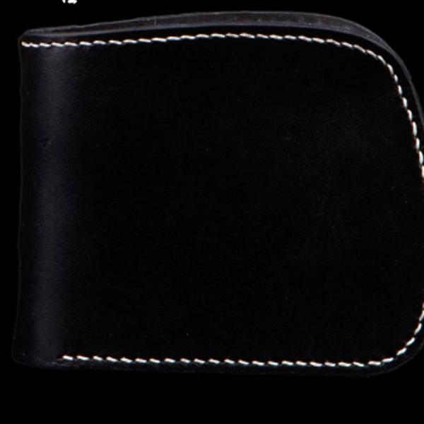Handmade Leather Bifold Mens billfold Wallet Cool Slim Wallet Biker Wallet for Men