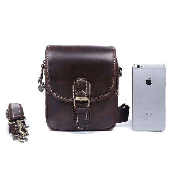 Leather Belt Pouch Mens Small Cases Waist Bag Hip Pack Belt Bag Fanny Pack Bumbag for Men