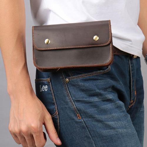 Cool Leather Cell Phone HOLSTER Belt Pouches for Men Waist Bag BELT BAG For Men